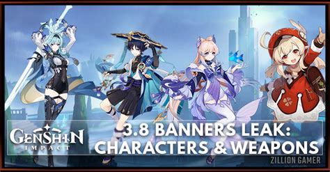 3.8 banner|Genshin Impact 3.8 Banner and event details